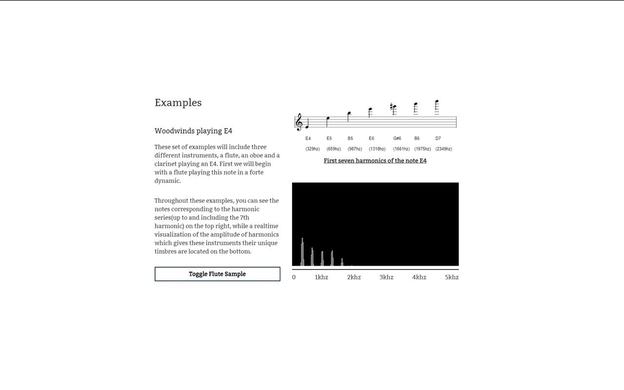 Timbre app view